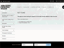 Tablet Screenshot of amazingceilingtiles.com